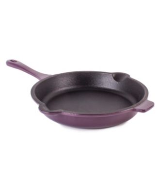 Neo 4pc Cast Iron Cookware Set, Fry Pan, Grill Pan & Round Dutch Oven