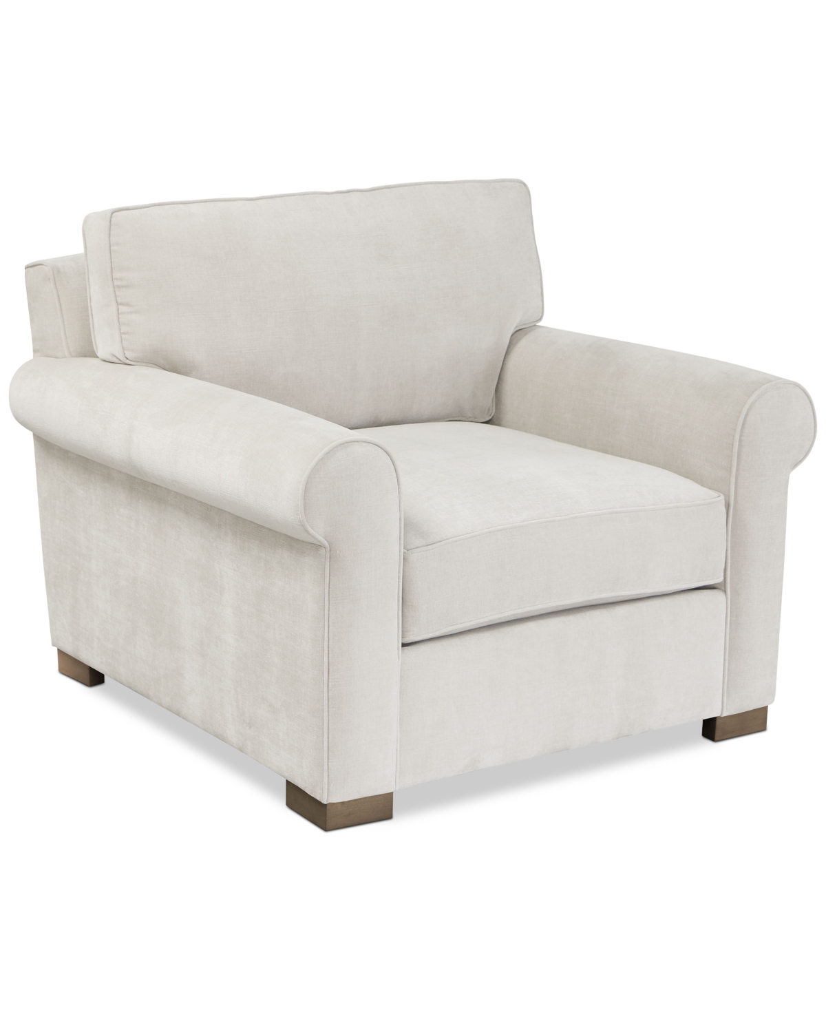 MACY'S MARLYANN FABRIC ROLL ARM ACCENT CHAIR, EXCLUSIVELY AT MACY'S 