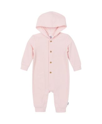 Baby Girls Hooded Long Sleeve Romper