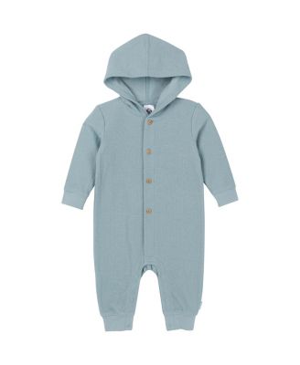 Baby Boys Hooded Long Sleeve Romper