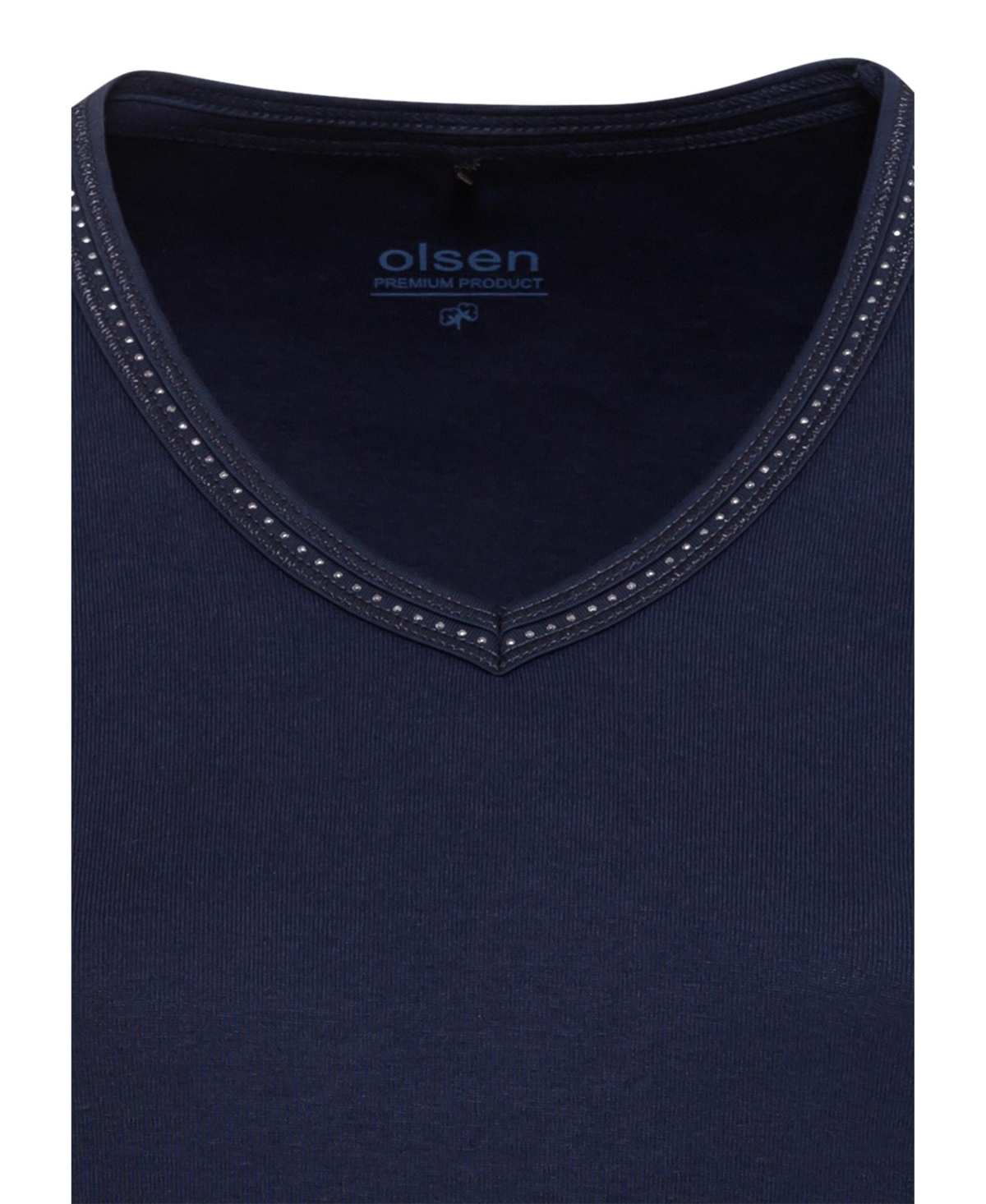 Olsen Women's 100% Cotton Stripe T-Shirt