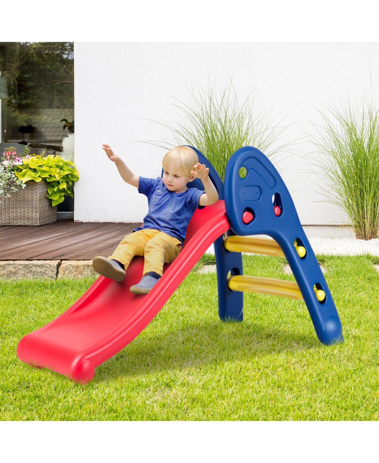 Детская игрушка INOLAIT 2 Step Children Folding Plastic Slide — фото 5