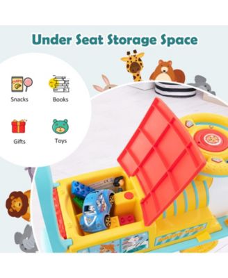 6V Electric Kids Ride On Train Motorized Train Toy w/ Track & 6 Wheels Green