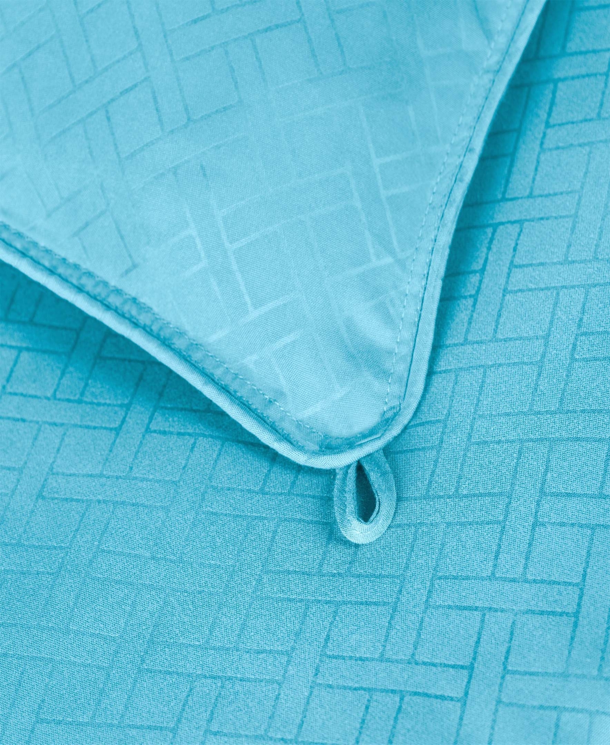 Superior Monochrome Basketweave Plush Microfiber Down Alternative Comforter, Twin Xl In Winter Blue