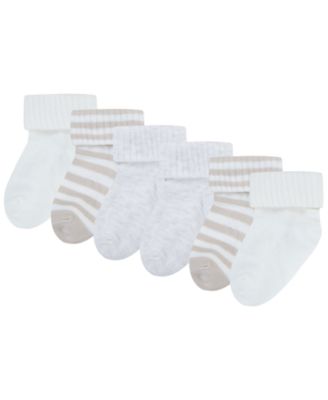 Baby Foldover Ankle Socks 3-Pack