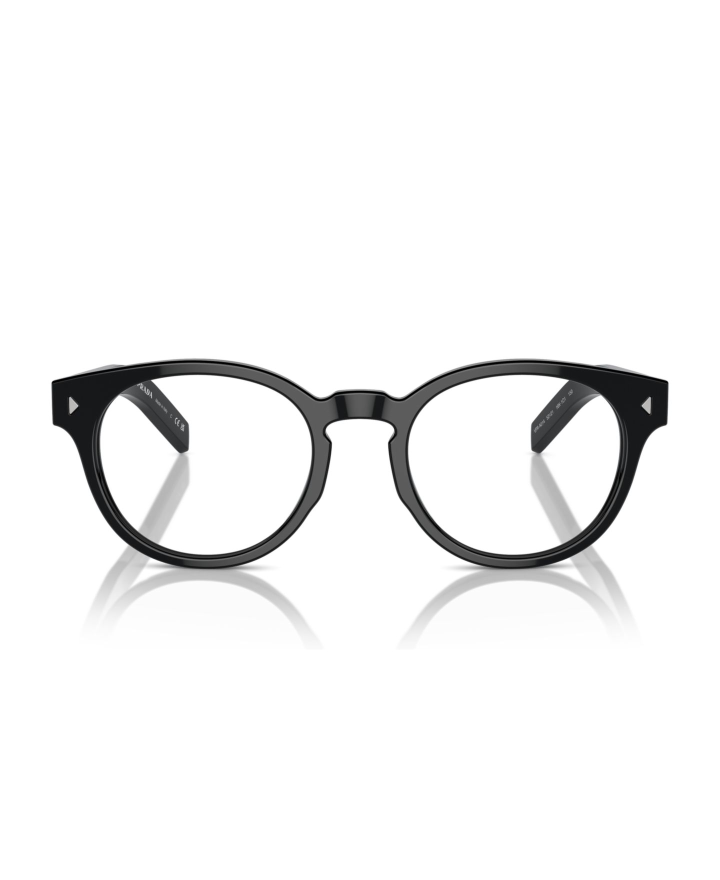Мужские очки PRADA Man Panthos Plastic PR A14V Eyeglasses, цвет: Чёрный — фото 2