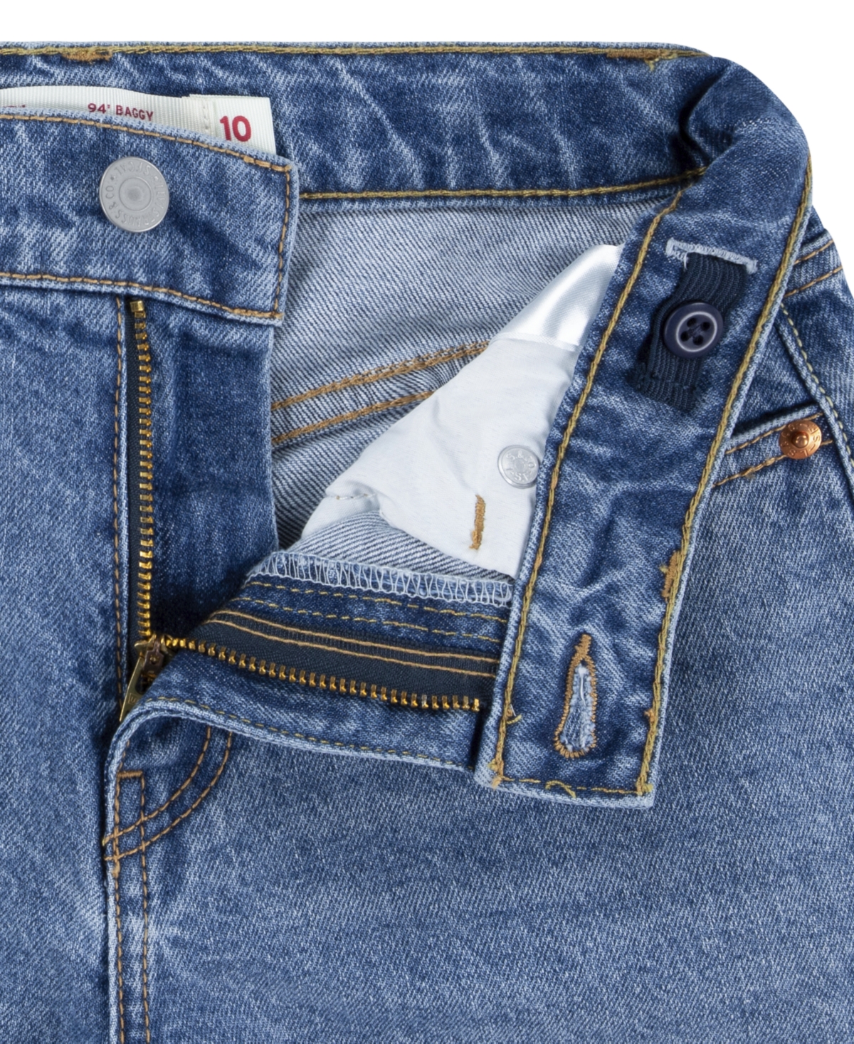 Levi's Big Girls 94 Baggy Wide Leg Pieced Denim
