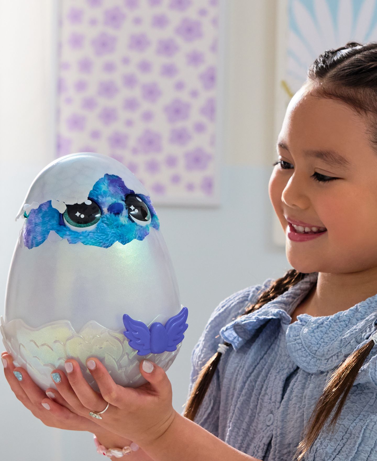 Детская мягкая игрушка Hatchimals Mystery Hatch Pufficorn Interactive Plush Collection — фото 5