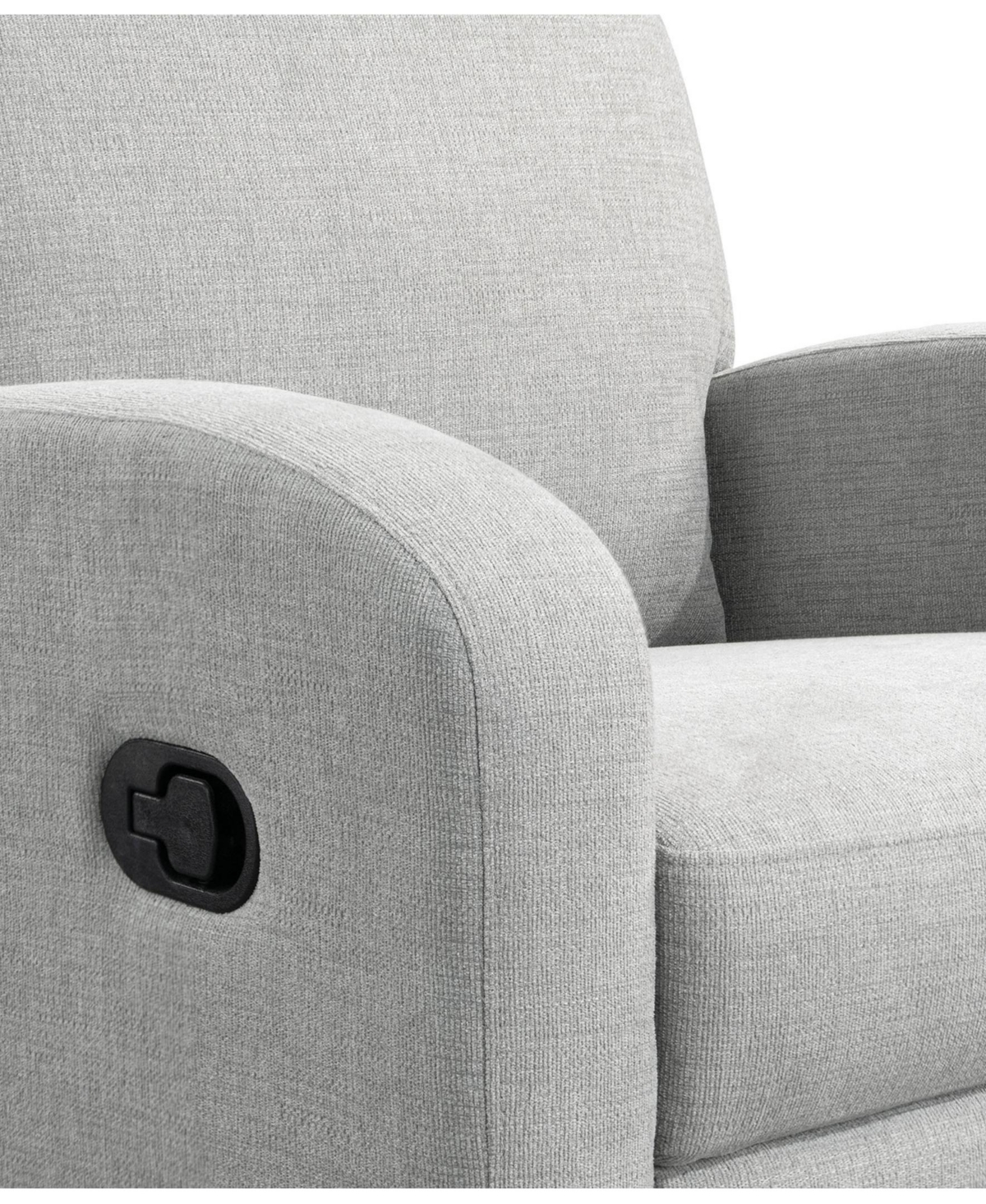 Relax A Lounger 31.9"w Polyester Phoenix Swivel Rocker Recliner In Light Gray