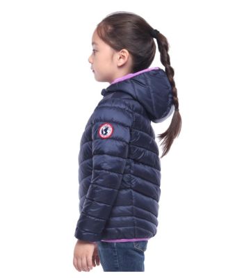 Girls Reversible Lightweight Puffer Jacket