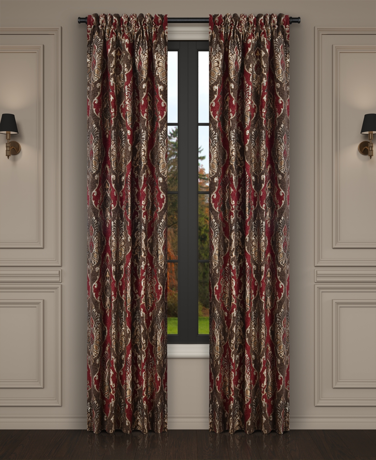 J Queen New York Cerino Window Panel Pair,
