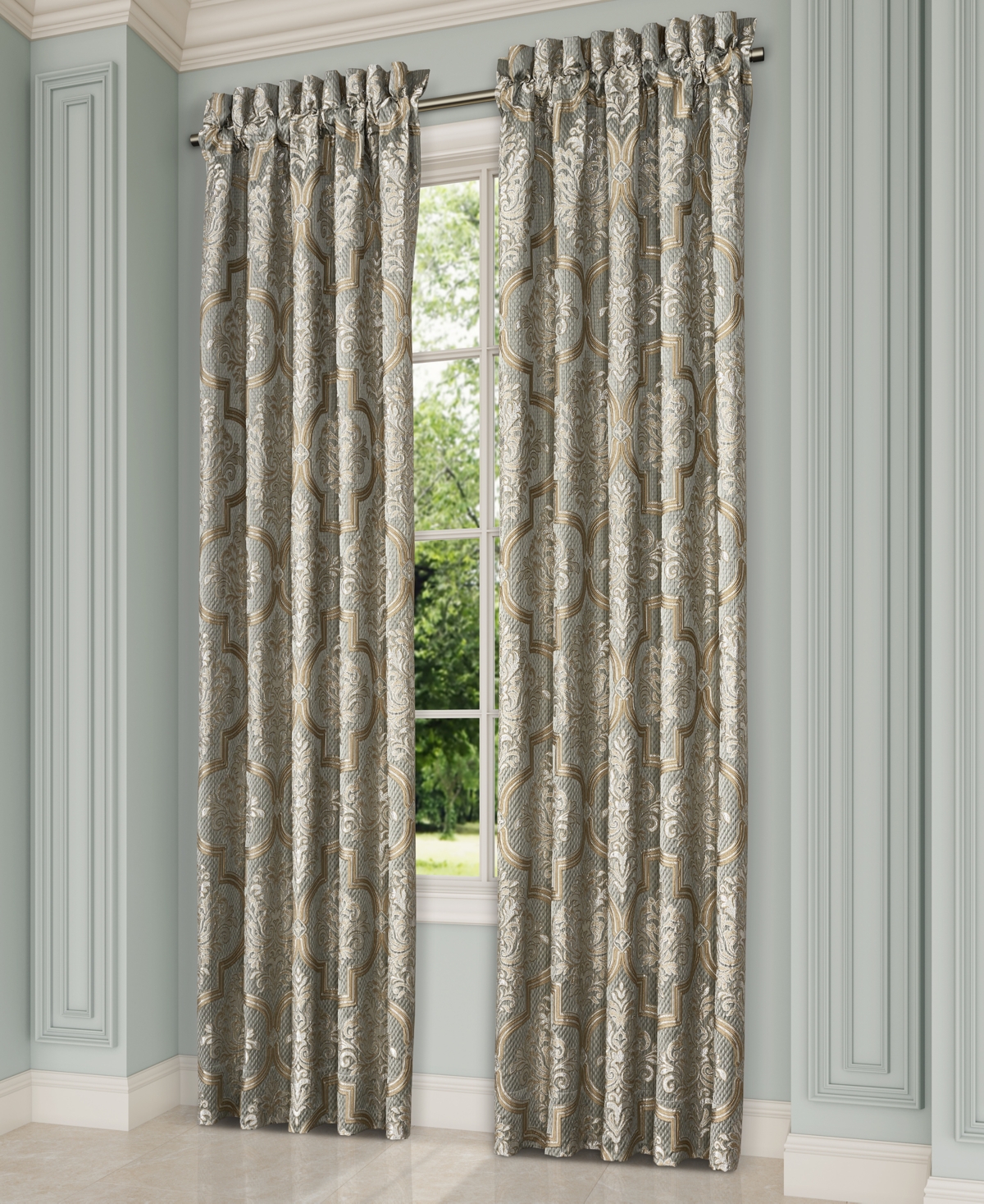Martina Window Panel Pair, 50" x 84" - Sage