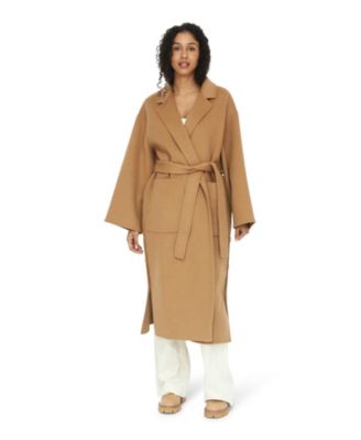 Women's Wide Awake Split Hem Overcoat