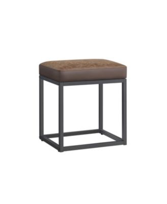 Rectangle Ottoman Footstool Steel Frame