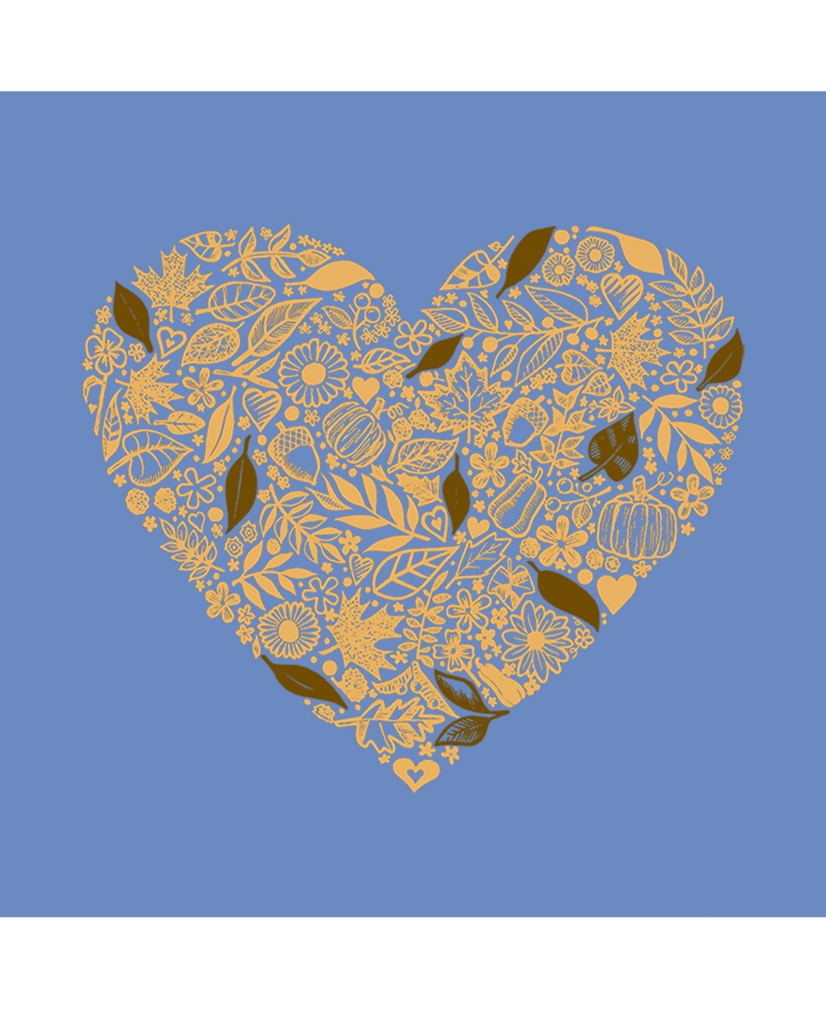 La Pop Art Boys Fall Vibes Word Art T-Shirt