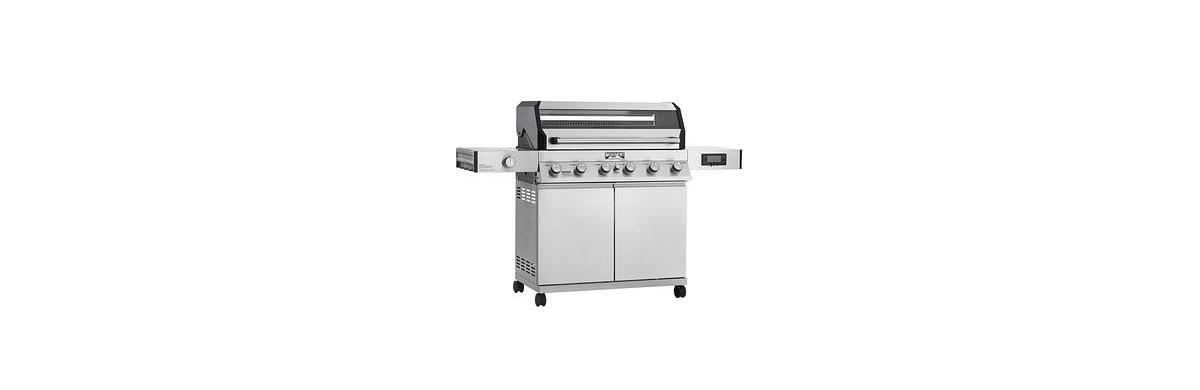 6 Burner Stainless Steel Denali Series Smart Grill - Silver
