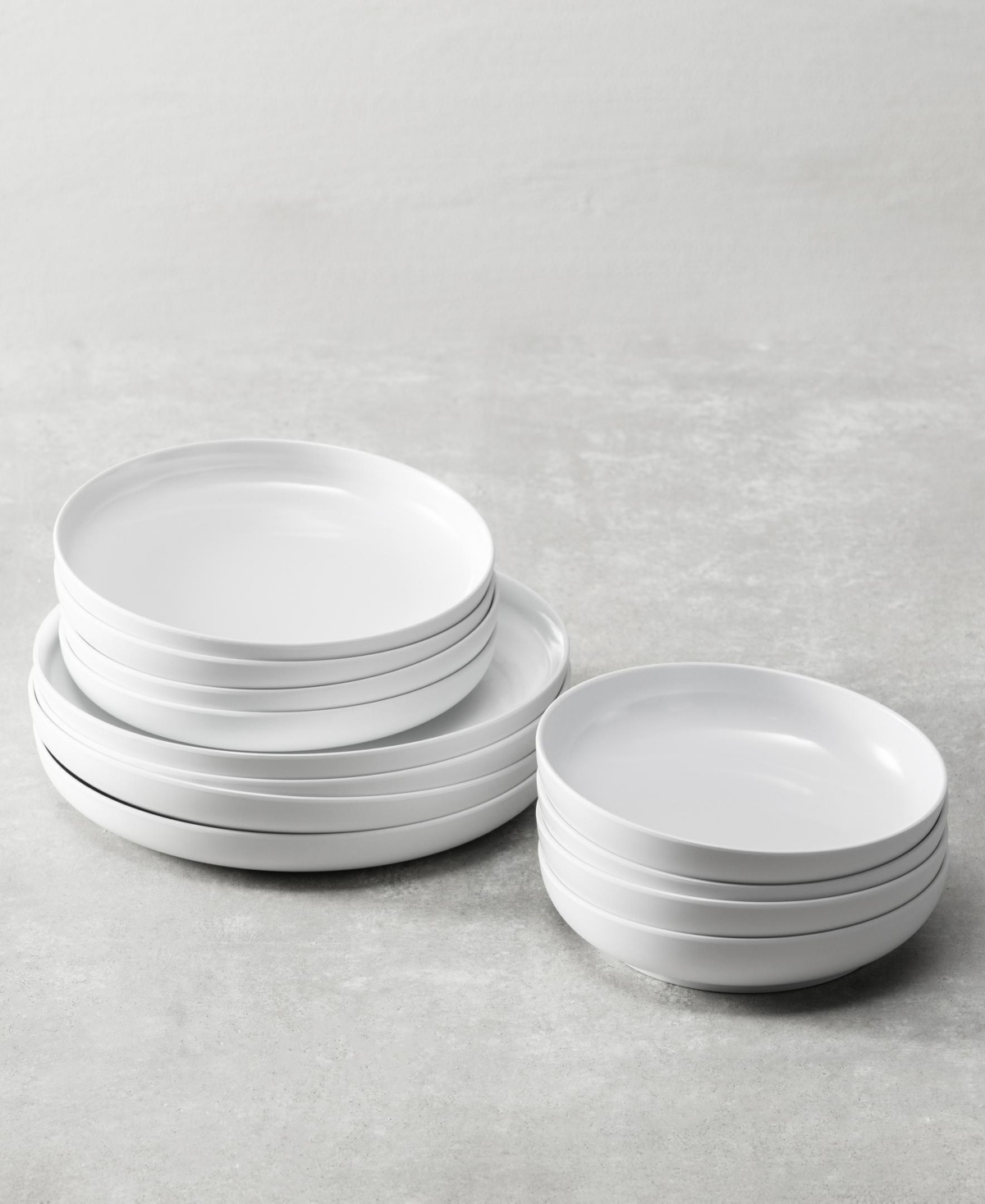 Melamine Cooper 12 Pc. Dinnerware Set - White