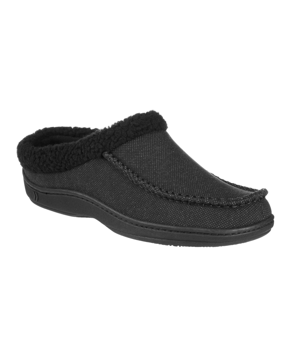 Men's Lewis Clog Slippers with Memory Foam - Stone