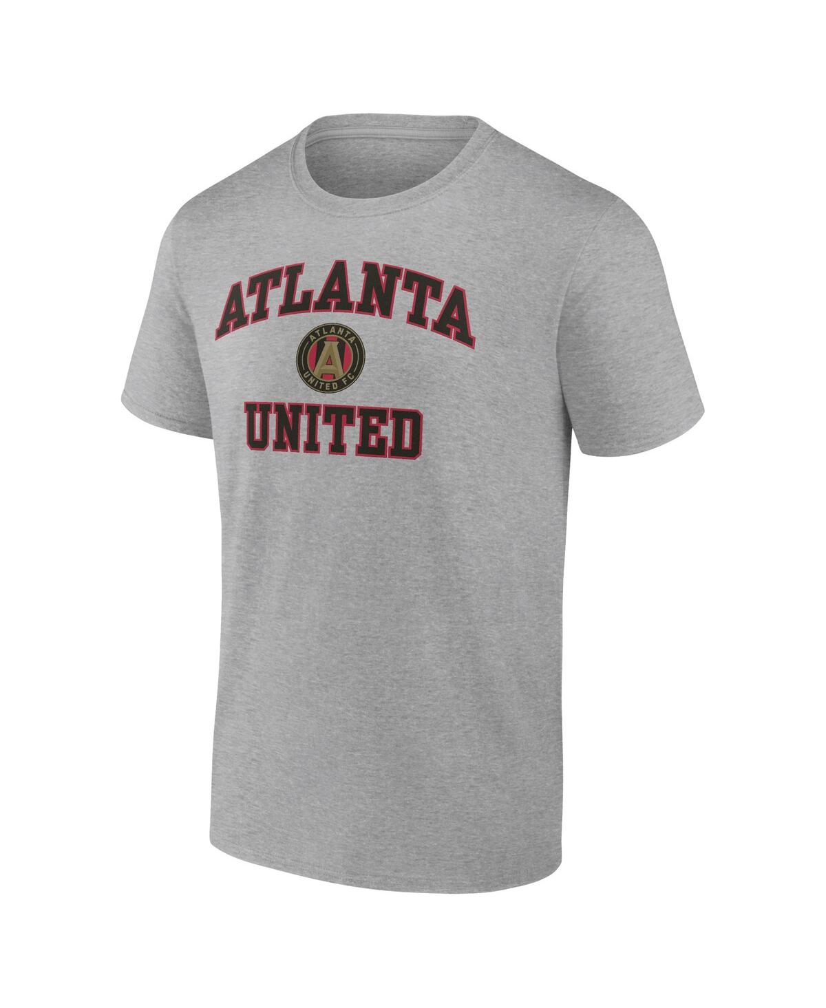 Fanatics Men's Steel Atlanta United Fc Heart & Soul T-shirt In Gray