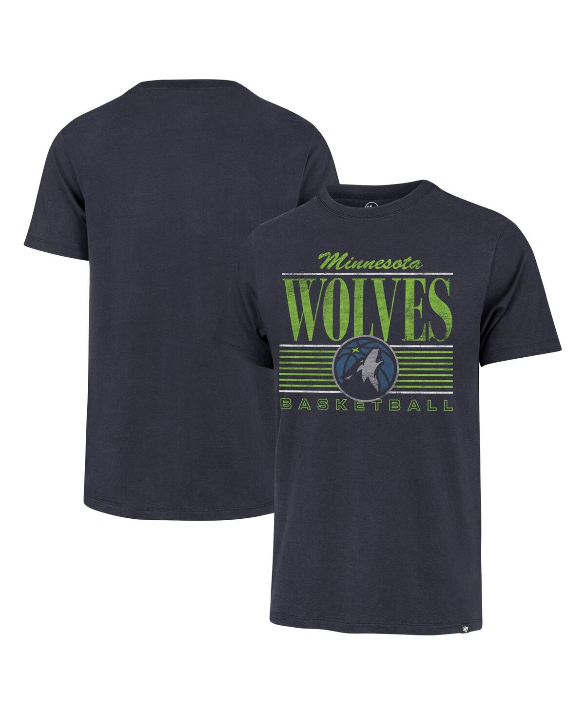 Men's Navy Minnesota Timberwolves Remix Franklin T-Shirt - Navy