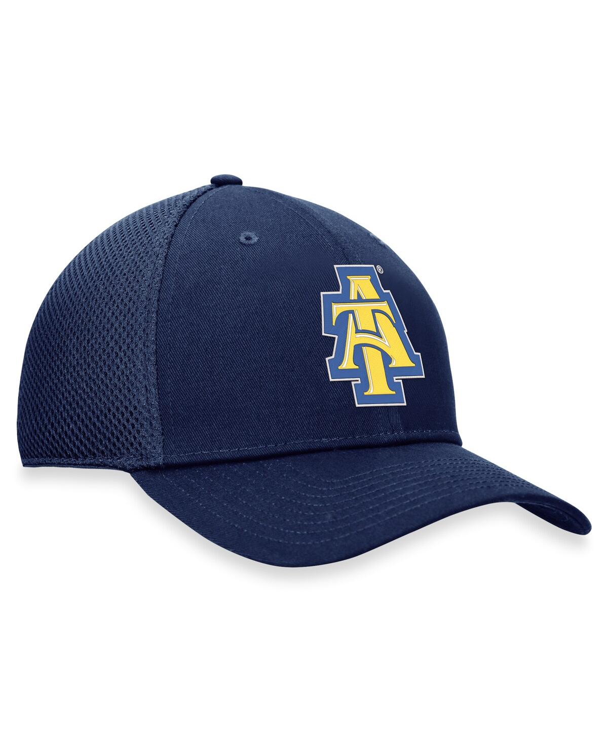 Top Of The World Men's Navy North Carolina A T Aggies Spacer Flex Hat In Navy