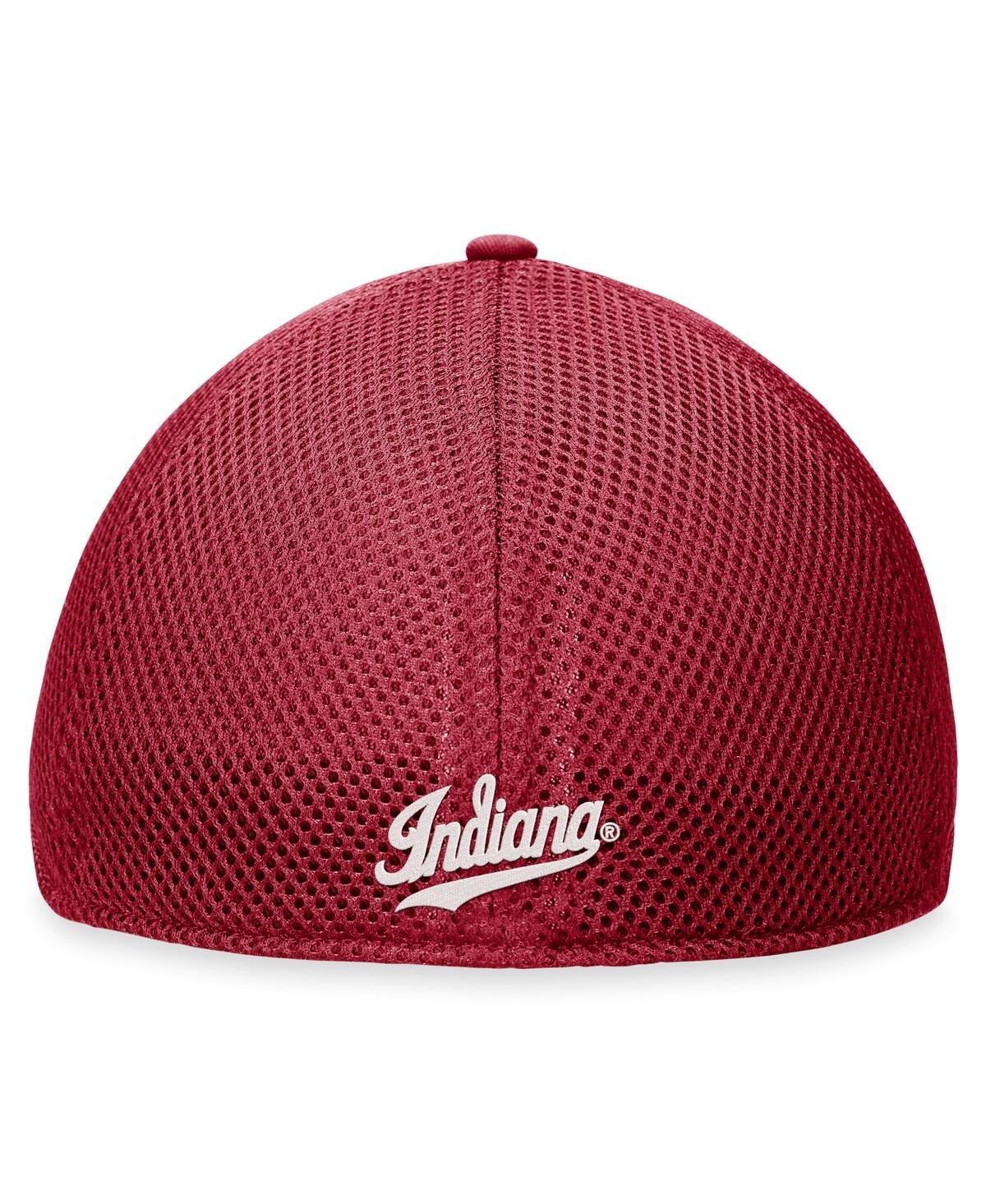Top Of The World Men's Crimson Indiana Hoosiers Spacer Flex Hat In Crimson