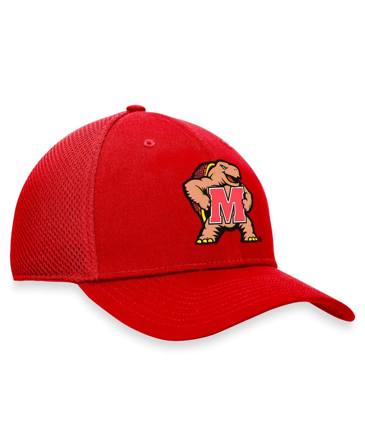 Top Of The World Men's Red Maryland Terrapins Spacer Flex Hat In Red