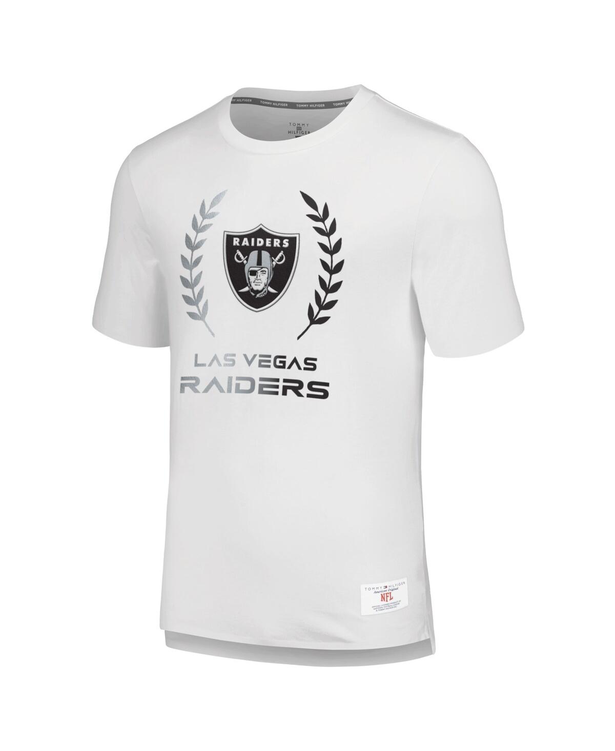 Tommy Hilfiger Men's White Las Vegas Raiders Miles T-shirt In White