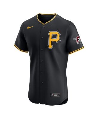 Men's Black Pittsburgh Pirates Alternate Vapor Premier Elite Patch Jersey