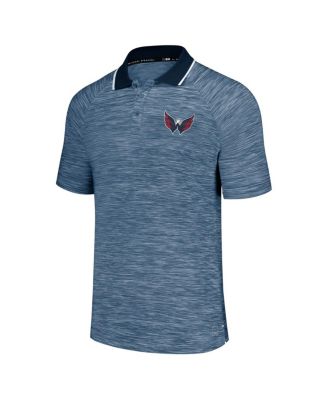 Men's Navy Washington Capitals Strategy Raglan Polo