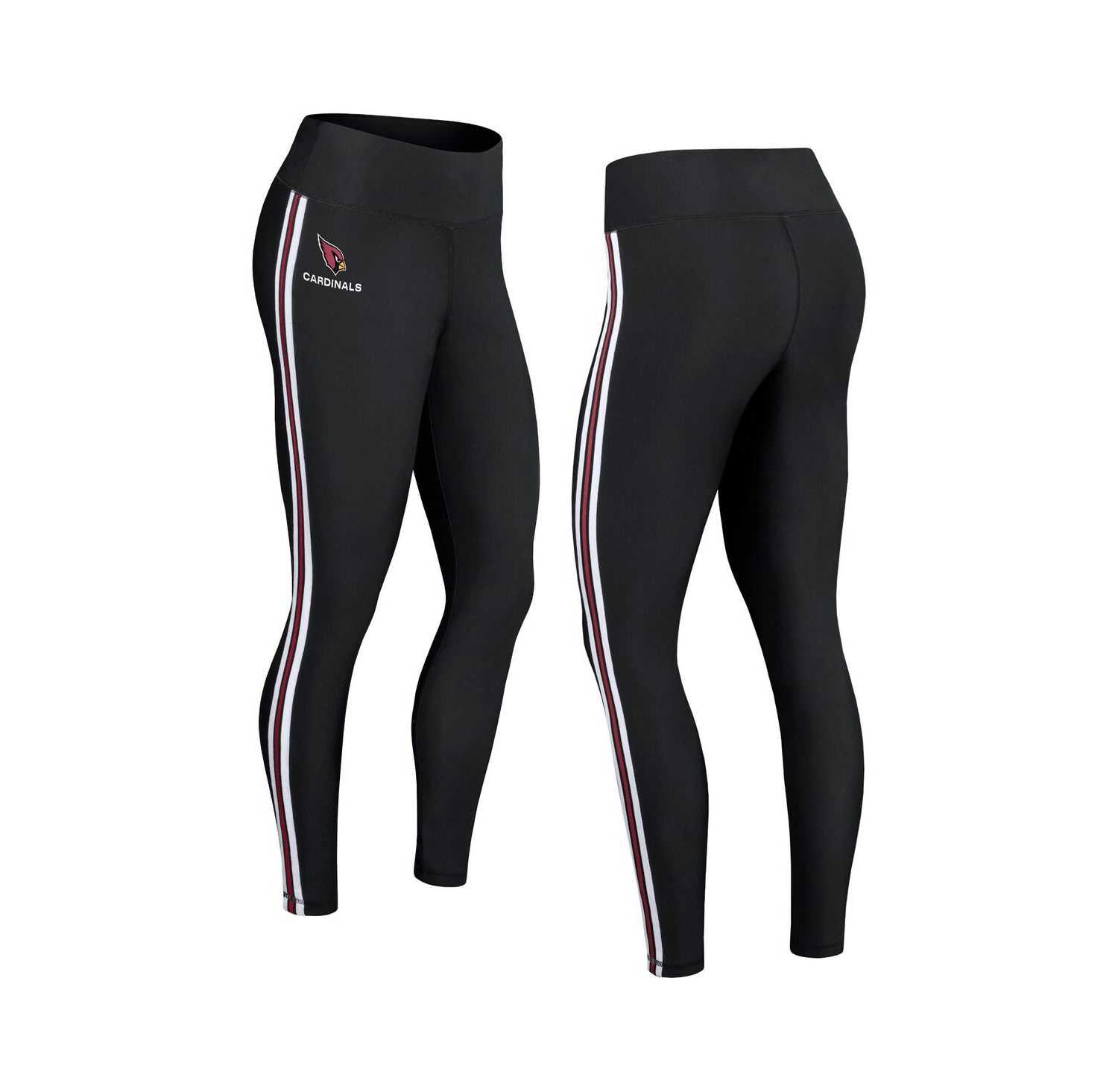 Women's Black Arizona Cardinals Color Block Leggings