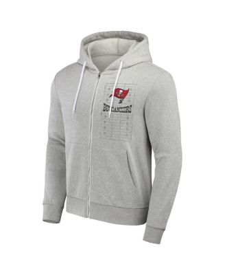 NFL x Darius Rucker Collection by Men's Heather Gray Tampa Bay Buccaneers Domestic Full-Zip Hoodie