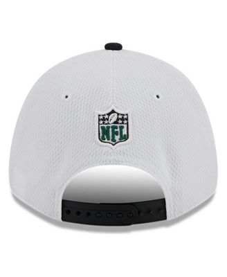 Men's White/Black New York Jets 2023 Sideline 9FORTY Adjustable Hat