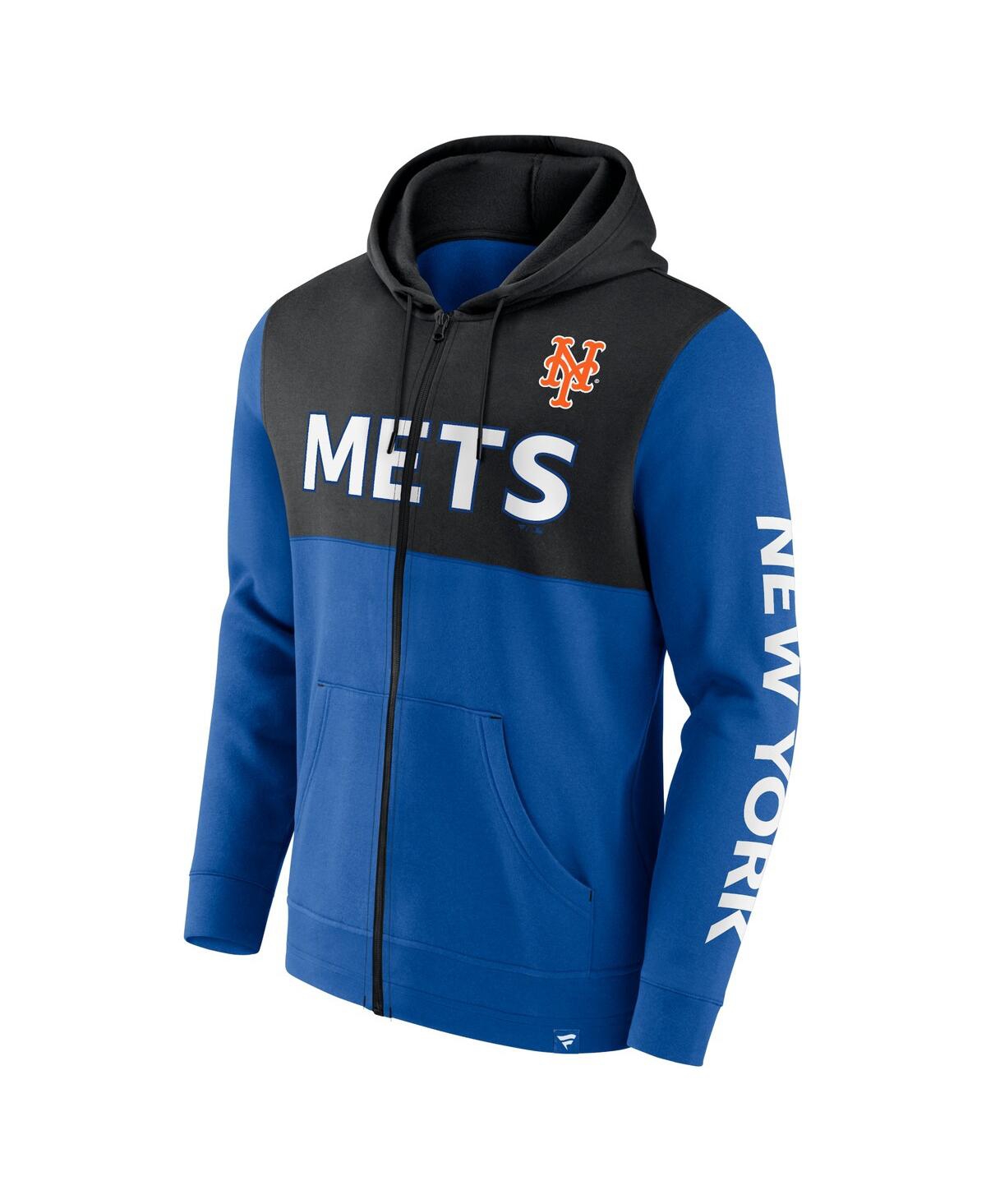 Fanatics Men'sBlack New York Mets Ace Hoodie Full-Zip Sweatshirt -Black