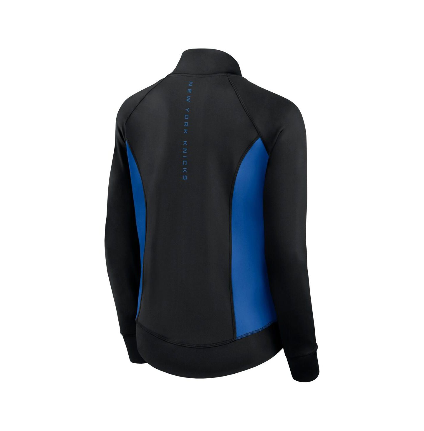Женская куртка Fanatics Black New York Knicks Studio Fitted Full-Zip Gym Track Jacket — фото 3