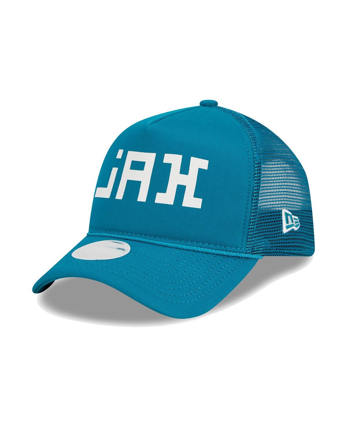 Women's Teal Jacksonville Jaguars McGee Trucker 9FORTY Adjustable Hat - Teal