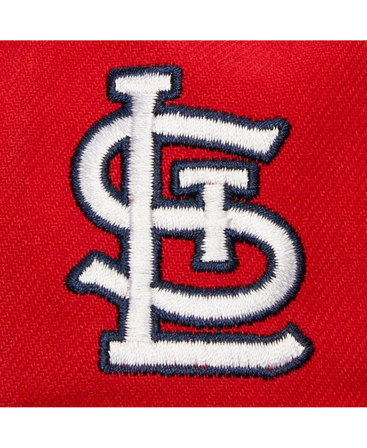 Mitchell & Ness Men's Red St. Louis Cardinals Team Tagged Snapback Hat