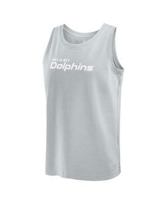 Men's Gray Miami Dolphins Elements Tank Top