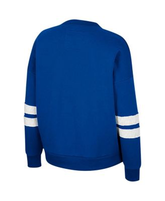 Women's Royal Florida Gators Perfect Date&nbsp;Notch Neck Pullover Sweatshirt