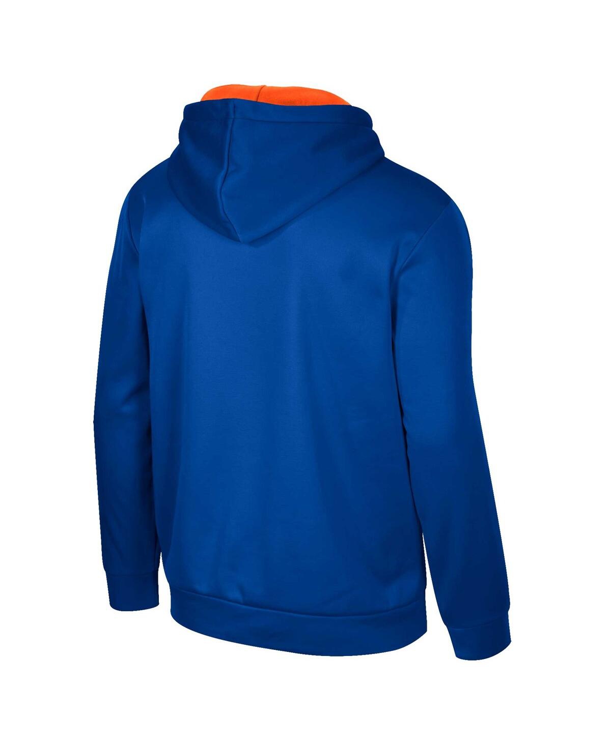 Colosseum Men's Royal Florida Gators Reese Pullover Hoodie In Pink