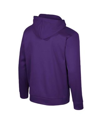 Men's Purple LSU Tigers Quarter-Zip Hoodie