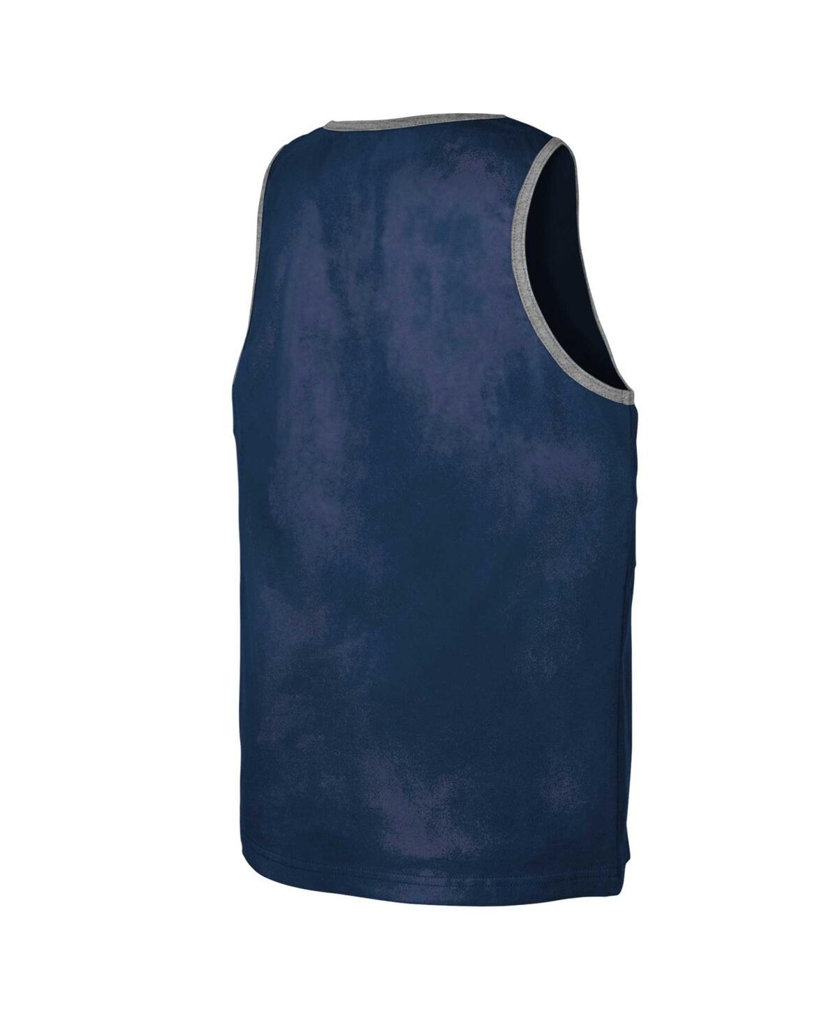 Outerstuff Big Boys and GirlsDallas Cowboys Sun-Bleached Ride the Tide Tank Top - Navy