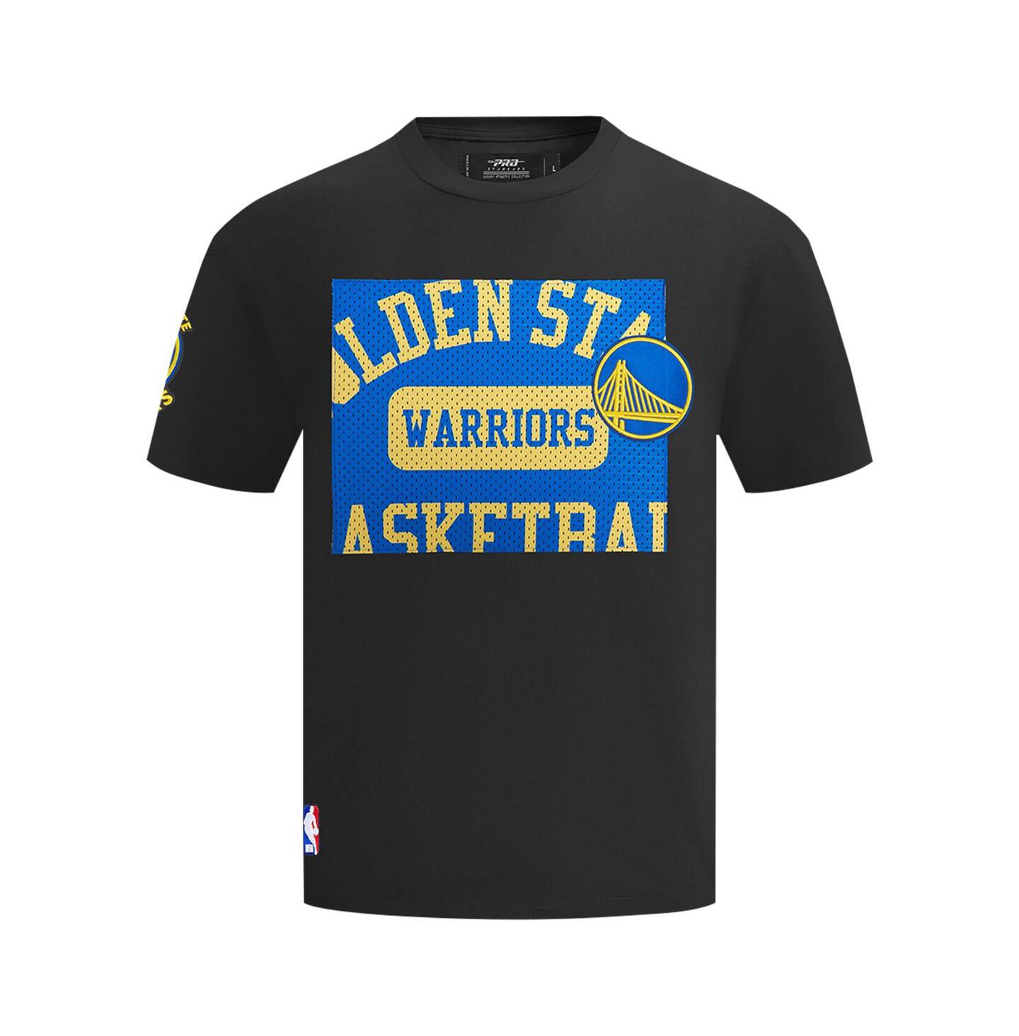 Мужская футболка Pro Standard Black Golden State Warriors Made To Play Drop Shoulder — фото 3