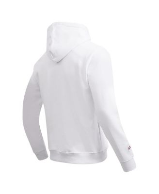 Men's White The Simpsons Bart Simpson Eat My Shorts Pullover Hoodie