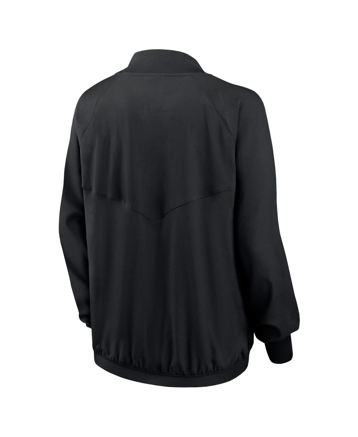 Nike Women'sPittsburgh Steelers Raglan Full-Zip Jacket - Black