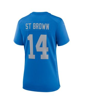 Women's Amon-Ra St. Blue Detroit Lions Alternate Game Jersey