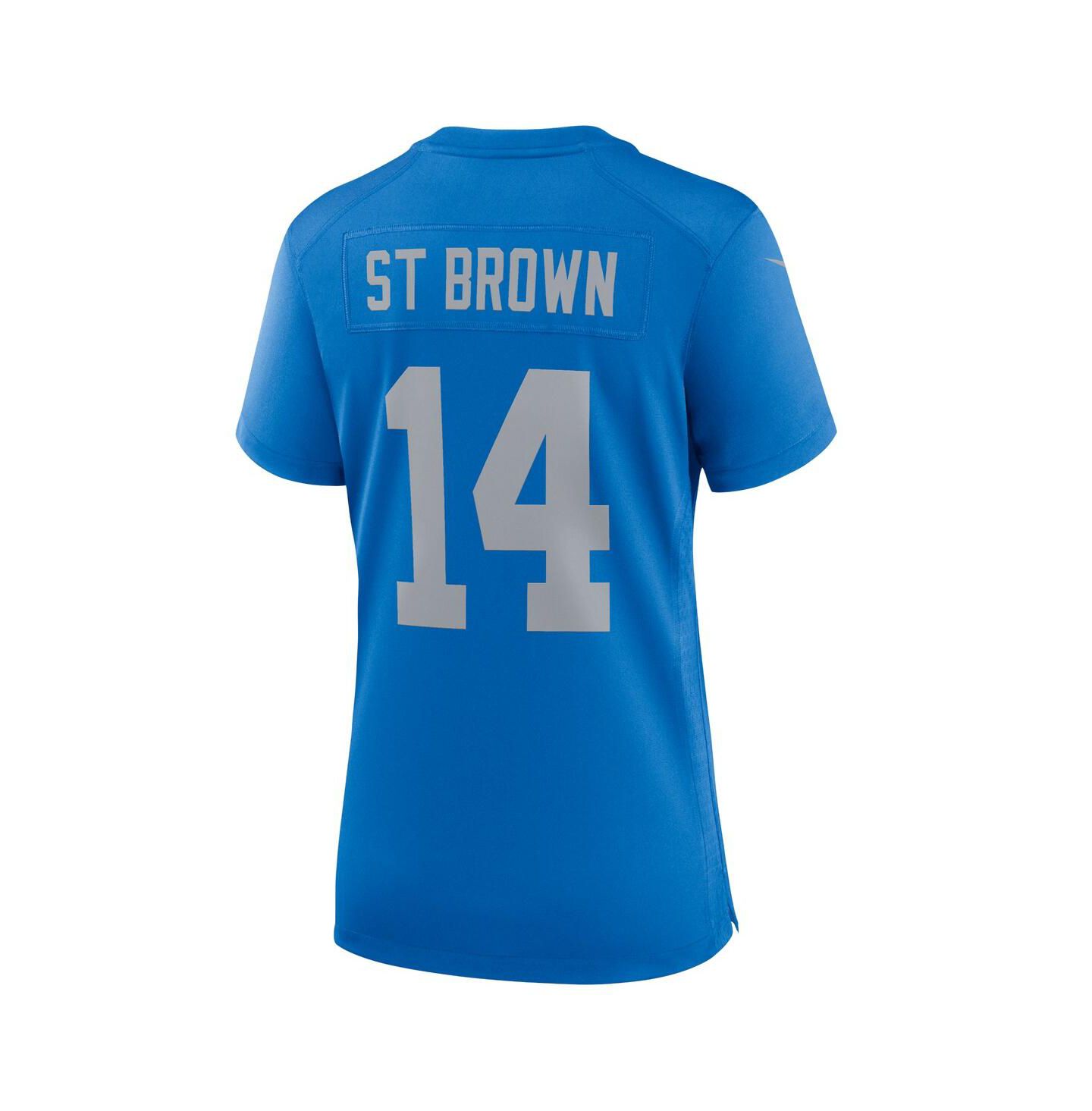 Женский топ Nike Amon-Ra St. Blue Detroit Lions Alternate Game Jersey — фото 3