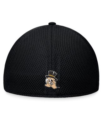 Men's Black Wake Forest Demon Deacons Spacer Flex Hat