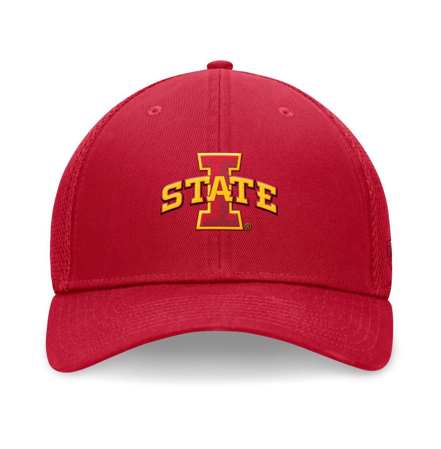 Мужская кепка Top of the World Cardinal Iowa State Cyclones Spacer Flex Hat — фото 2