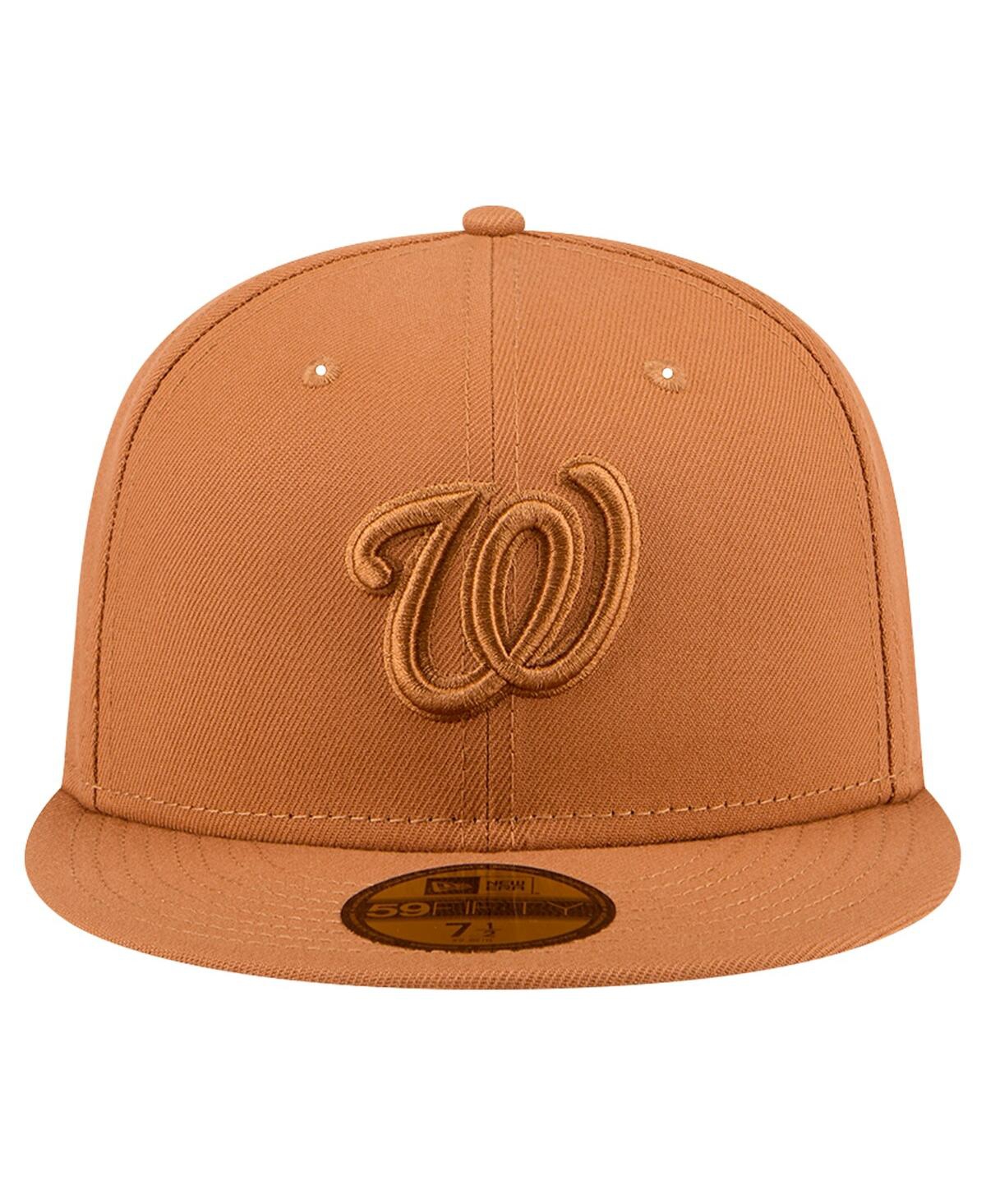 New Era Men'sWashington Nationals Color Pack 59FIFTY Fitted Hat - Brown